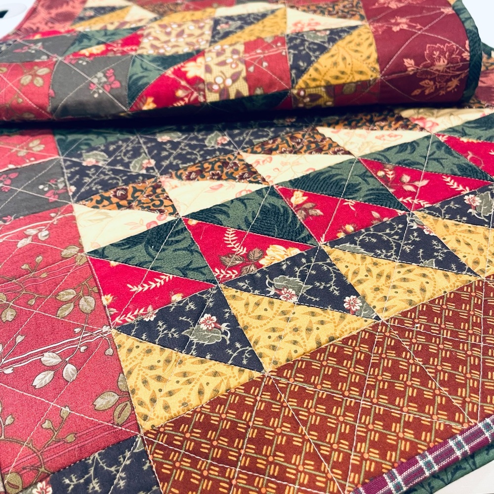 LAST DAY SALE! Colorful Patchwork Quilt